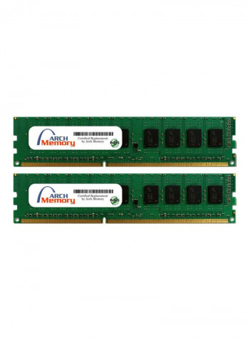 2-Piece UDIMM DDR3 RAM For HP Presario CQ3130TL 2GB Multicolour