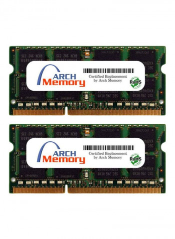 2-Piece SODIMM DDR3 RAM For Lenovo ThinkPad R400 2784-A18 2GB Green