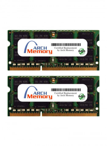 2-Piece SODIMM DDR3 RAM Set Lenovo ThinkPad R400 7440PDU 2GB Multicolour