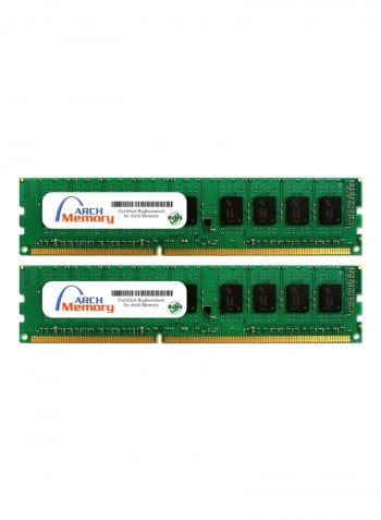 2-Piece UDIMM DDR3 RAM For HP Pavilion p6180t CTO 2GB Multicolour