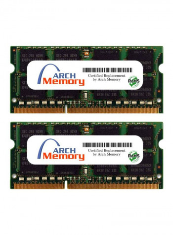 2-Piece SODIMM DDR3 RAM For Lenovo ThinkPad T400s 281525U 2GB Multicolour