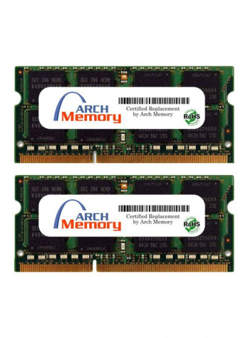 2-Piece SODIMM DDR3 RAM For Lenovo ThinkPad T400s 282322U 2GB Multicolour