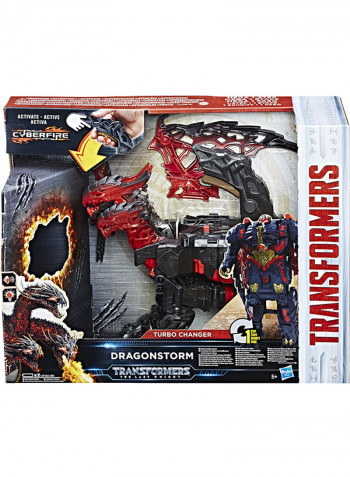 The Last Knight: Mega 1-Step Turbo Changer Dragonstorm Figures  Figure 12inch