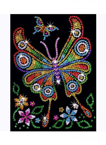 Butterfly Themed Sparkling Art Kit