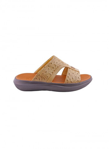 Casual Comfortable Arabic Sandals Beige