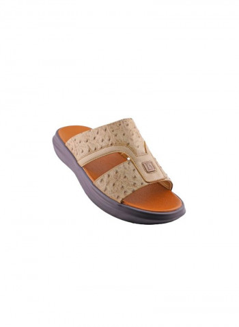 Casual Comfortable Arabic Sandals Beige