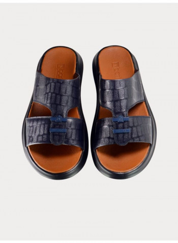 Casual Comfortable Arabic Sandals Navy Blue