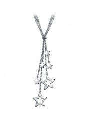 925 Sterling Silver Star Lariat Y Necklace