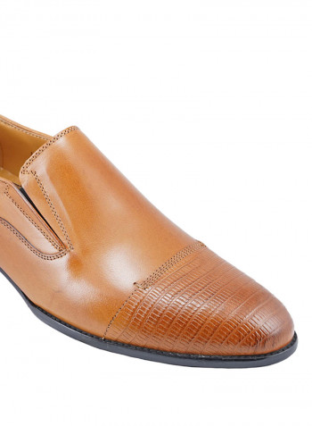 Comfortable Sole Formal Loafers Tan