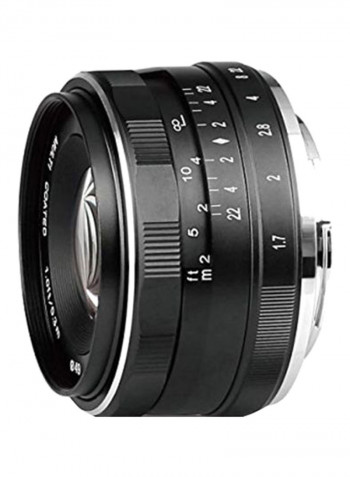 Prime Fixed Lens For Sony E-Mount Digital Mirrorless Camera Black