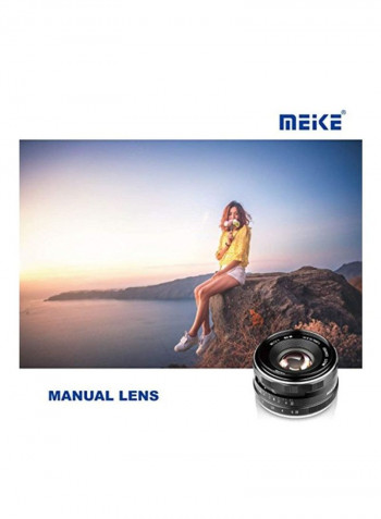 Prime Fixed Lens For Sony E-Mount Digital Mirrorless Camera Black