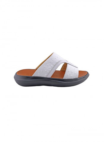 Casual Comfortable Arabic Sandals White