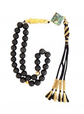 Natural Onyx And Mother Of Pearl Prayer Beads أسود