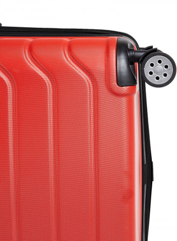 Tidal Hardside 3 Piece Luggage Trolley Set Red