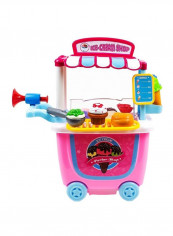 31-Pieces Fascinating Push Cart Trolley Ice Cream Parlor Shop 8342A3
