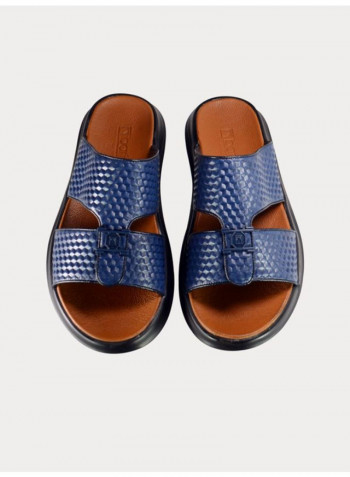 Casual Comfortable Arabic Sandals Navy Blue