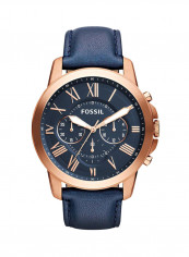 Men's Leather Chronograph Wrist Watch FS4835