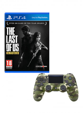 لعبة The Last Of Us - إقليم 2 - لجهاز الألعاب بلايستيشن 4  مع ذراع تحكم دوال شوك 4 لاسلكي - بلاي ستيشن 4 (PS4)