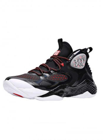 Men's Quickfoam Lite Professional Basketball Sneakers Black/White/Red