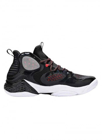 Men's Quickfoam Lite Professional Basketball Sneakers Black/White/Red