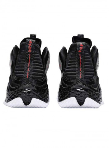 Men's Quickfoam Lite Professional Basketball Sneakers Black/White/Red