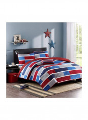 3-Piece Bradley Coverlet Set Polyester Navy Twin/Twin XL