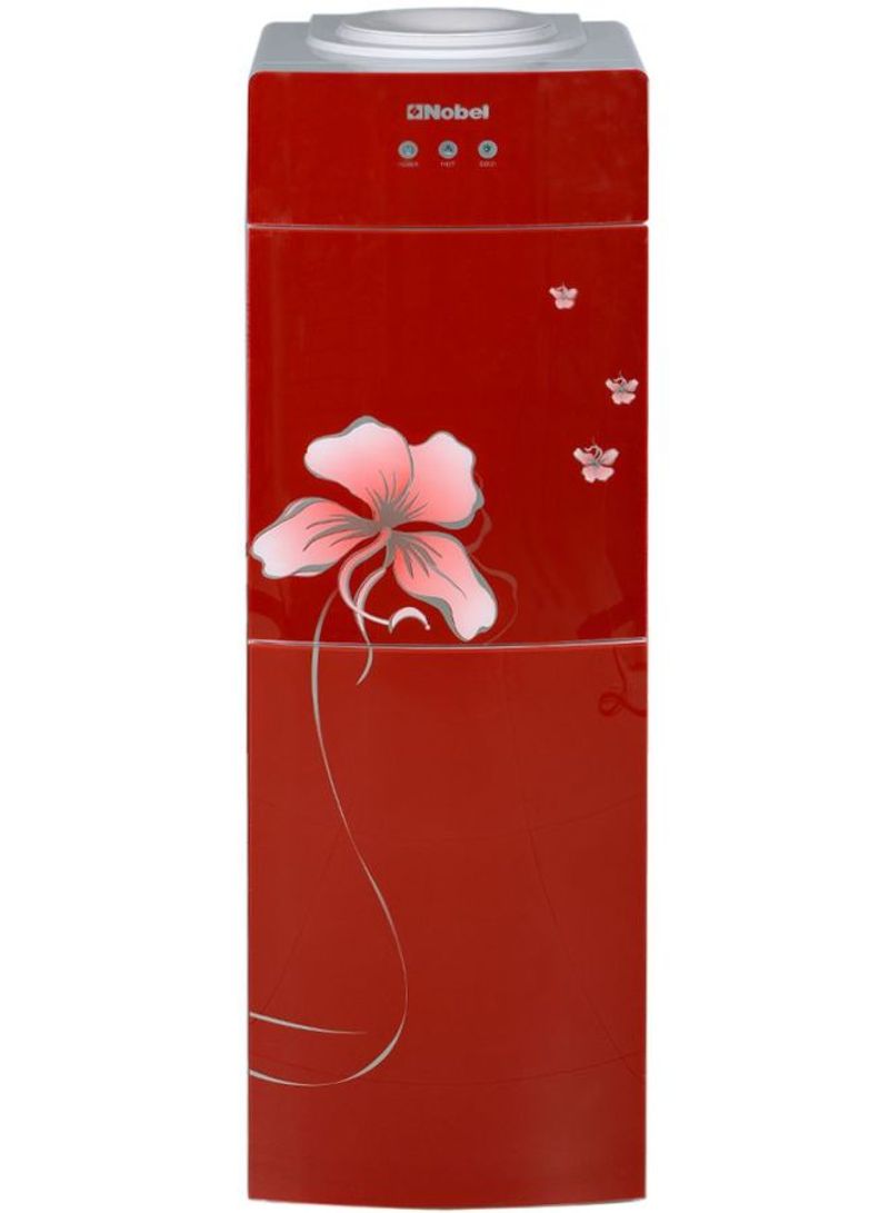 Water Dispenser Free Standing Glass Red Refrigerator NWD-2200G Red
