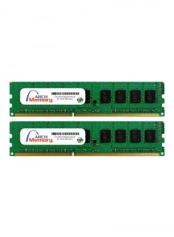 2-Piece UDIMM DDR3 RAM For SUS V6-P7H55E 4GB Multicolour