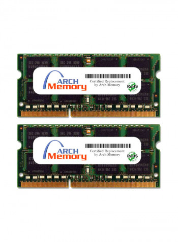 2-Piece SODIMM DDR3 RAM For Lenovo ThinkPad R4007439PCU 2GB Multicolour