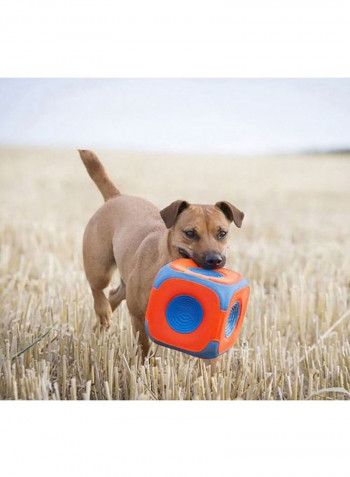 Kick Cube Dog Toy Blue/Red