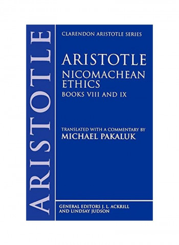 Aristotle Nicomachean Ethics: Books VIII And IX Paperback