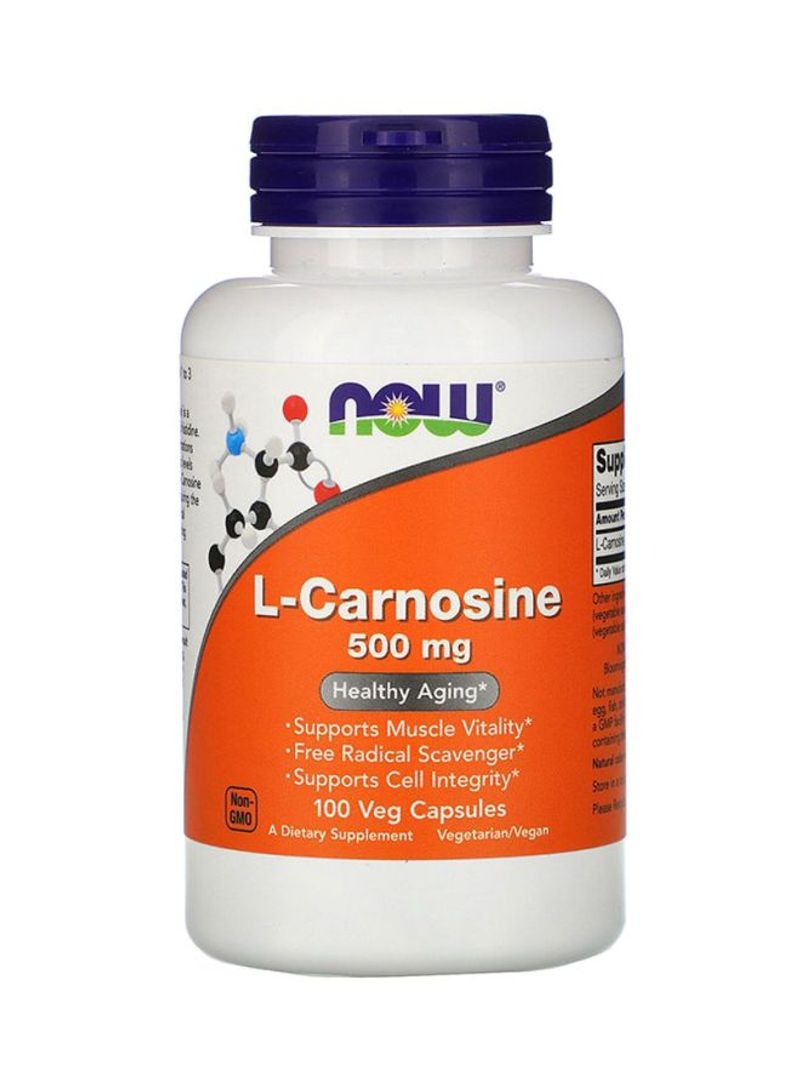 Pack Of 2 L-Carnosine - 100 Veg Capsules