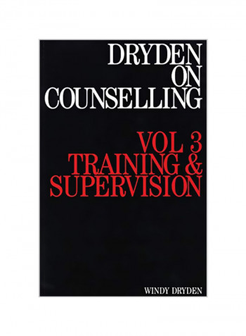 Dryden On Counselling: Training And Supervision Paperback