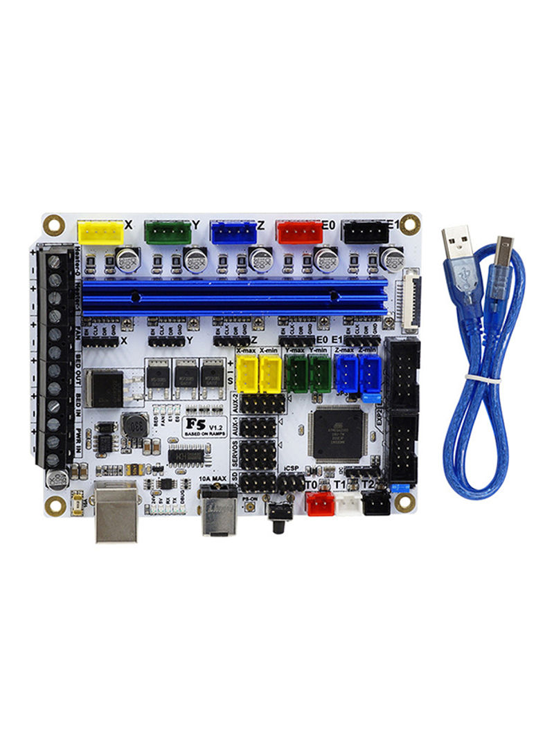 F5 V1.2 PCB 3D Printer Motherboard Compatible Ramps1.4 Mainboard Replacement Multicolour
