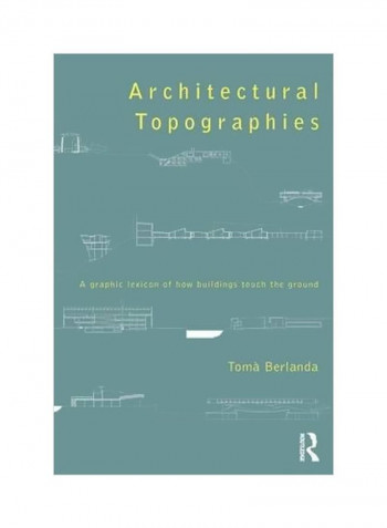 Architectural Topographies Paperback