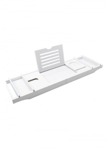 Bathtub Caddy Tray White