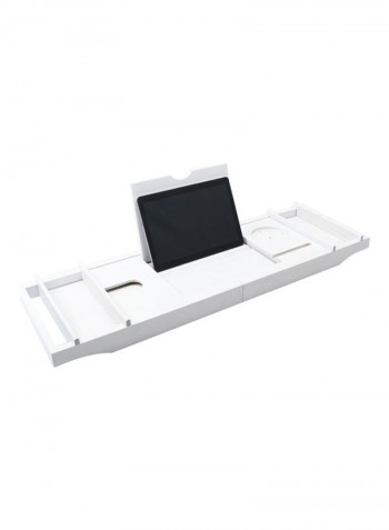 Bathtub Caddy Tray White