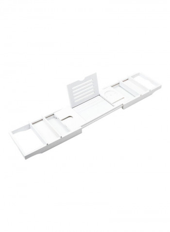 Bathtub Caddy Tray White