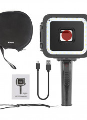 5-Piece Handheld Diving Video LED Light Kit Black/White