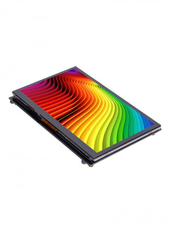 7-Inch HD IPS Touchscreen Portable Monitor with Cable and Screws Kit Black