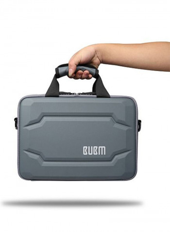 Double Layer Laptop Bag Grey