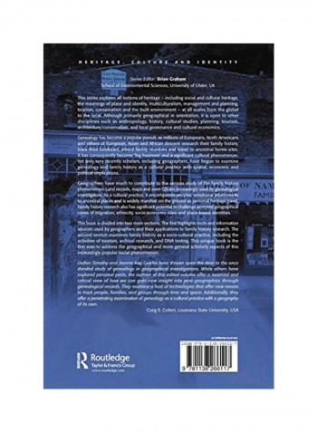 Geography And Genealogy: Locating Personal Pasts Paperback