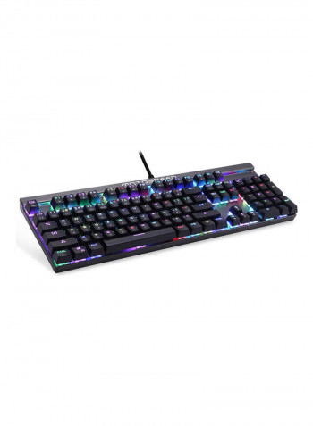 USB Wired RGB Backlit Mechanical Gaming Keyboard Black