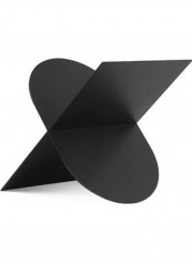European Black X-shaped Rack Black