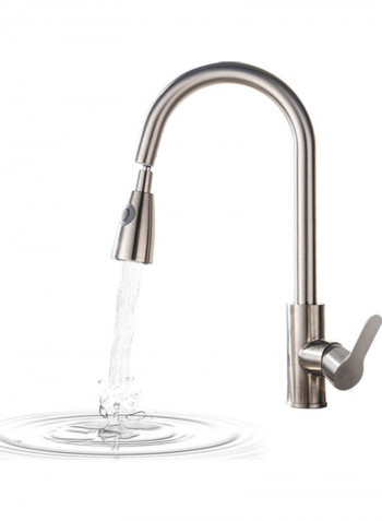 Pull Out Kitchen Faucets Silver