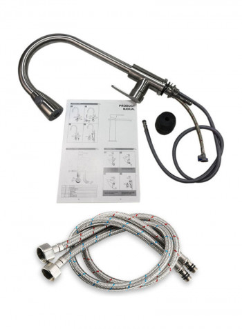 Pull Out Kitchen Faucets Silver