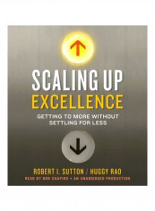 Scaling Up Excellence: Getting To More Without Settling For Less Audio Book English by Robert I Sutton - 4/Feb/14