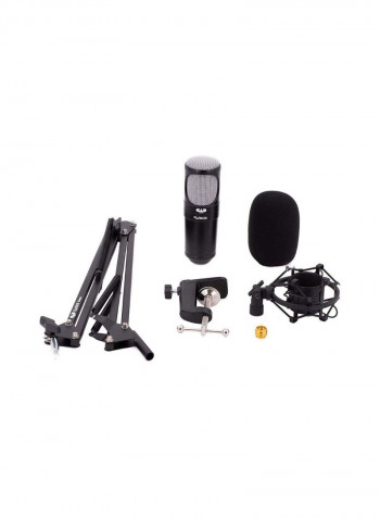 Pod Master Professional Podcasting Microphone PM1200 Black
