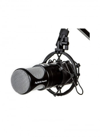 Pod Master Professional Podcasting Microphone PM1200 Black