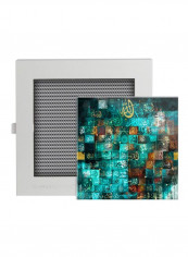 Clarus Edition Decorative Wall Art Turquoise 50x50centimeter